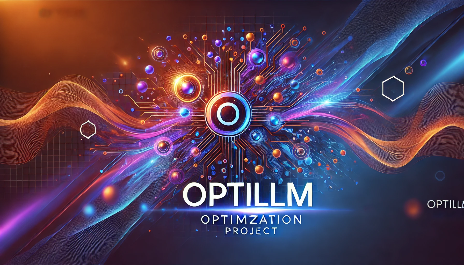 DALL·E 2025-02-08 10.43.46 - A vibrant and modern hero banner for the OptiLLM project website. The design features a dynamic AI-inspired logo with interconnected nodes and flowing.webp
